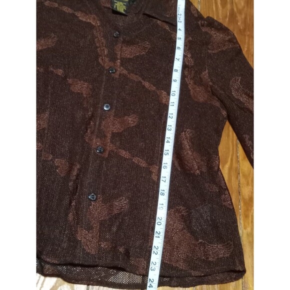 Harley Davidson Rare Find XL women mesh blouse with eagles - Picture 11 of 14